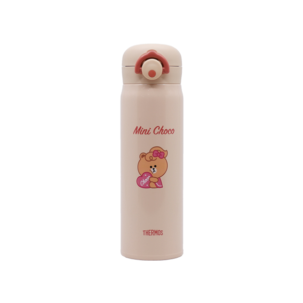 Thermos Bottle Baby Straw Mug Pink FHV-350